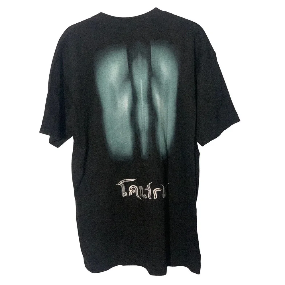 Vintage Tantric Rock Band 2001 Front Back Graphic Black Tee Shirt Size L - Picture 2 of 11
